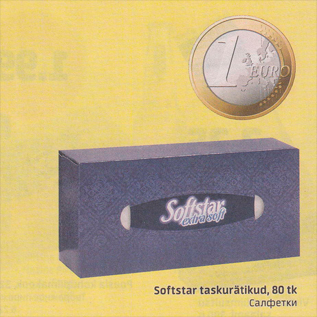 Allahindlus - Softstar taskurätikud, 80 tk