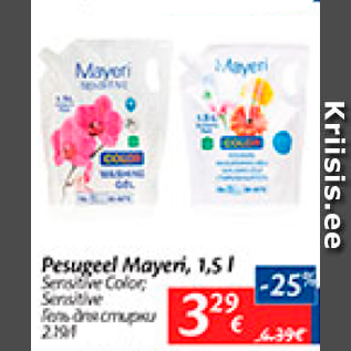 Allahindlus - Pesugeel Mayeri, 1,5 l