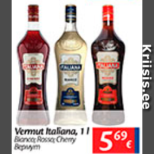 Allahindlus - Vermut Italiana, 1 l