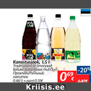 Allahindlus - Karastusjook, 1,5 l