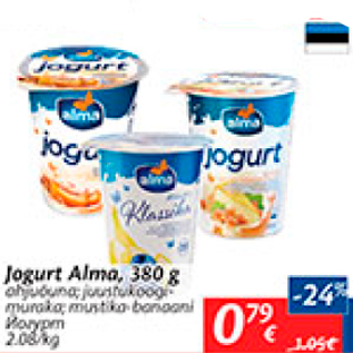 Allahindlus - Jogurt Alma, 380 g