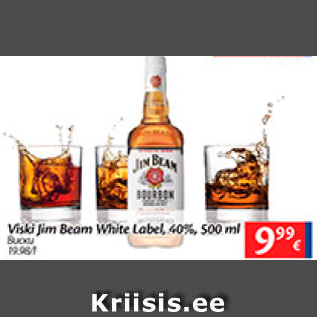 Allahindlus - Viski Jim Beam White Label