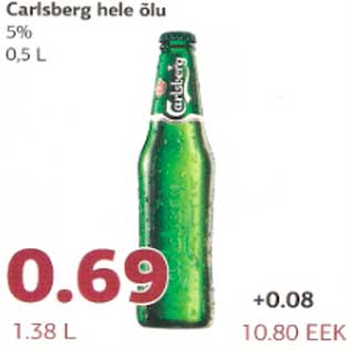 Allahindlus - Carlsberg hele õlu