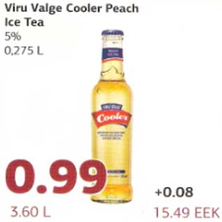 Allahindlus - Viru Valge Cooler Peach Ice Tea