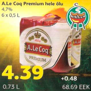 Allahindlus - A.Le Coq Premium hele õlu