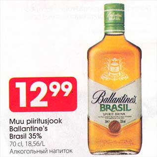 Allahindlus - Muu piiritusjook Ballantine´s Brasil