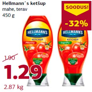 Allahindlus - Hellmann´s ketšup