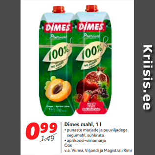 Allahindlus - Dimes mahl, 1 l