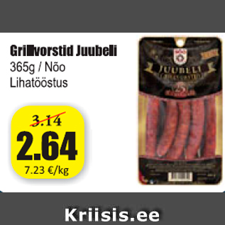 Allahindlus - Grillvorstid Juubeli