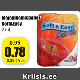 Allahindlus - Majapidamispaber Soft&Easy