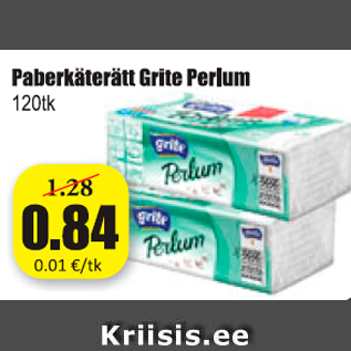 Allahindlus - Paberkäterätt Grite Perlum 120 tk