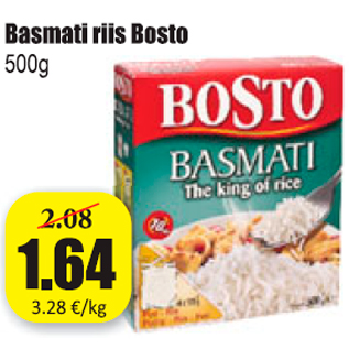 Allahindlus - Basmati riis Bosto 500 g