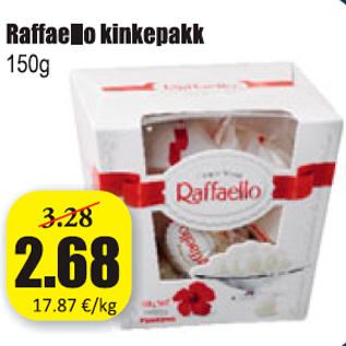 Allahindlus - Raffaello kinkepakk 150 g