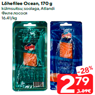 Allahindlus - Lõhefilee Ocean, 170 g