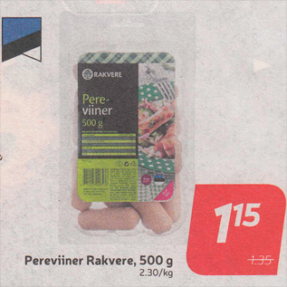 Allahindlus - Pereviiner Rakvere, 500 g