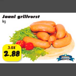 Allahindlus - Jaani grillvorst kg