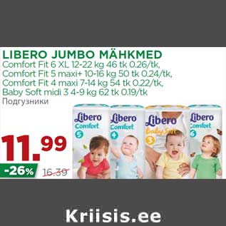 Allahindlus - LIBERO JUMBO MÄHKMED