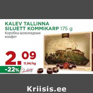 Allahindlus - KALEV TALLINNA SILUETT KOMMIKARP