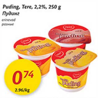 Allahindlus - Puding, Tere,