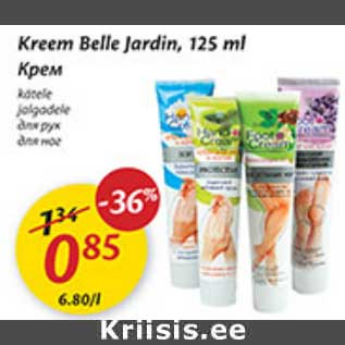 Allahindlus - Kreem Belle Jardin,