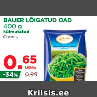 Allahindlus - BAUER LÕIGATUD OAD 400 g