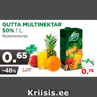 Allahindlus - GUTTA MULTINEKTAR 50% 1 L