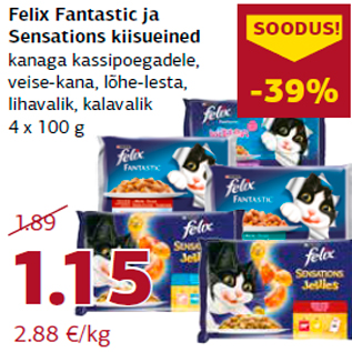 Allahindlus - Felix Fantastic ja Sensations kiisueined