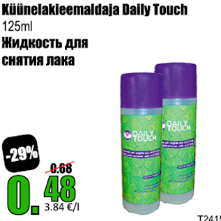 Allahindlus - Küünelakieemaldaja Daily Touch 125 ml