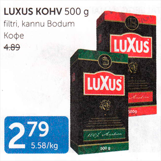 Allahindlus - LUXUS KOHV 500 G