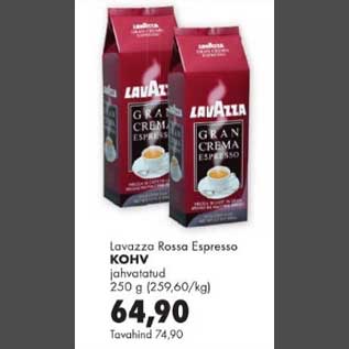 Allahindlus - Lavazza Rossa Espresso kohv