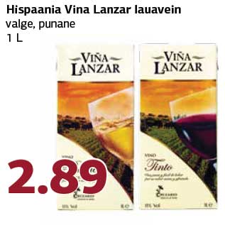 Allahindlus - Hispaania Vina Lanzar lauavein