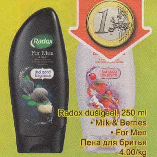 Allahindlus - Radox dušigeel, 250 ml