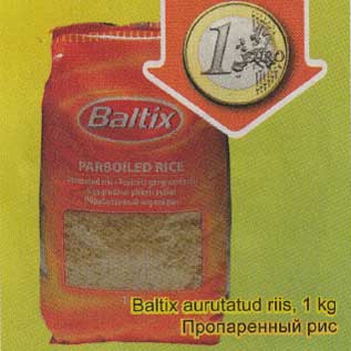 Allahindlus - Baltix aurutatud riis, 1 kg