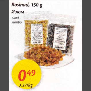 Allahindlus - Rosinad,150 g