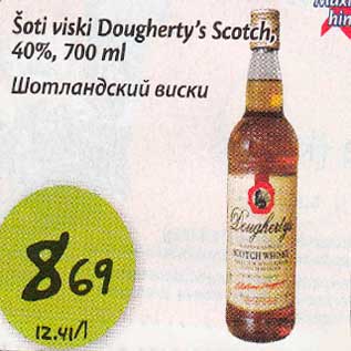 Allahindlus - Šoti viski Dougherty"s Scotch, 40%, 700ml
