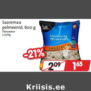 Allahindlus - Saaremaa pelmeenid, 600 g