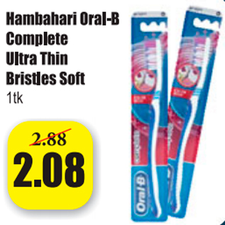 Allahindlus - Hambahari Oral-B Complete Ultra Thin Bristles Soft 1 tk