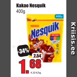 Allahindlus - Kakao Nesquik 400g