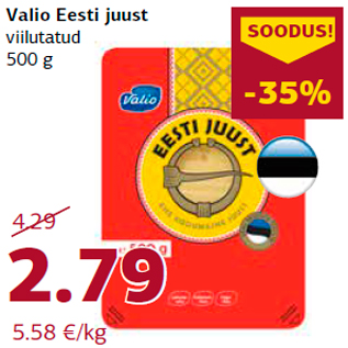 Allahindlus - Valio Eesti juust