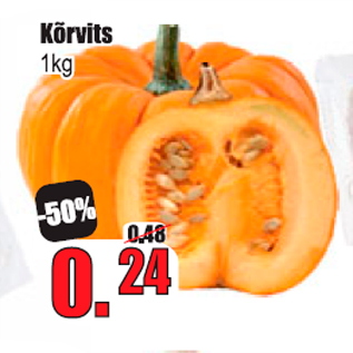 Allahindlus - Kõrvits 1 kg