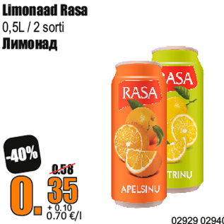 Allahindlus - Limonaad Rasa