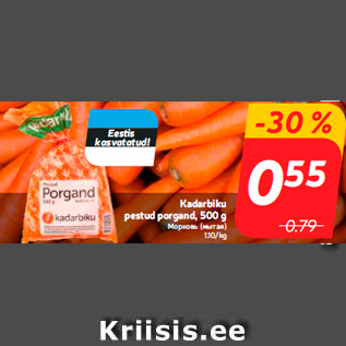 Allahindlus - Kadarbiku pestud porgand, 500 g