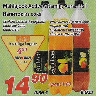 Allahindlus - Mahlajook Active Vitamin, Aura