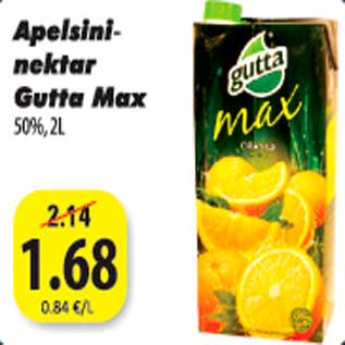 Allahindlus - Apelsininektar Gutta Max 50%,2L