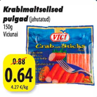 Allahindlus - Krabimaitselised pulgad 150 g