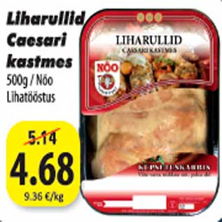 Allahindlus - Liharullid Caesari kastmes 500 g