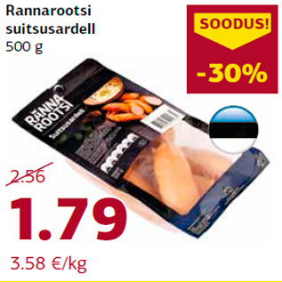 Allahindlus - Rannarootsi suitsusardell 500 g