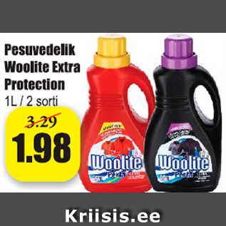 Allahindlus - Pesuvedelik Woolite Extra Protection