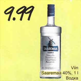 Allahindlus - Viin Saaramaa 40%, 1 l