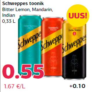 Allahindlus - Schweppes toonik